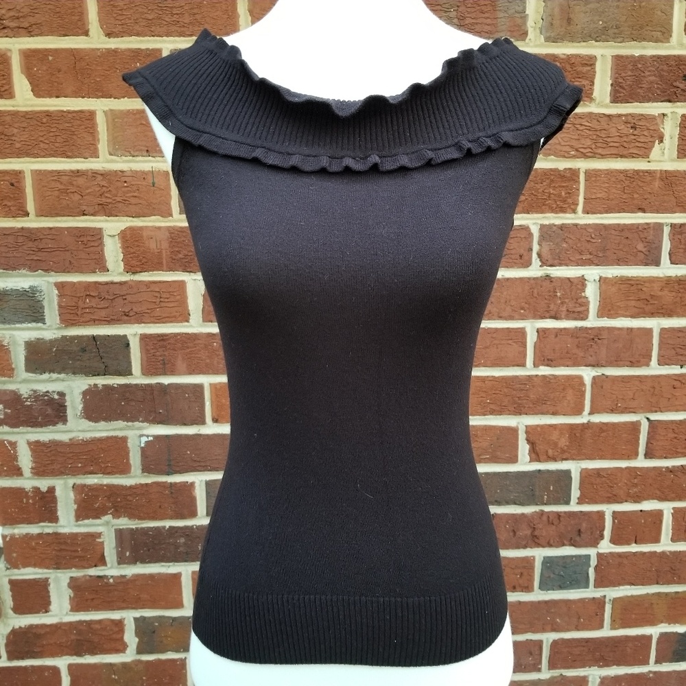 NWT INC "Garland" Knit Boatneck Petite Top